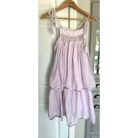 Happy x Nature Women's Small Lavender Midi Sundress Cotton Boho - Picture 1 of 8